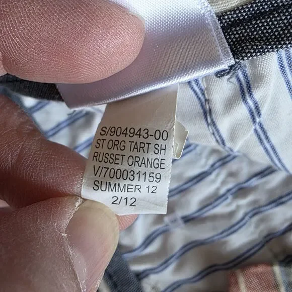 Banana Republic Mens Shorts Sz 38 Red Plaid Shorts Cotton Orange Preppy NEW - Picture 11 of 16